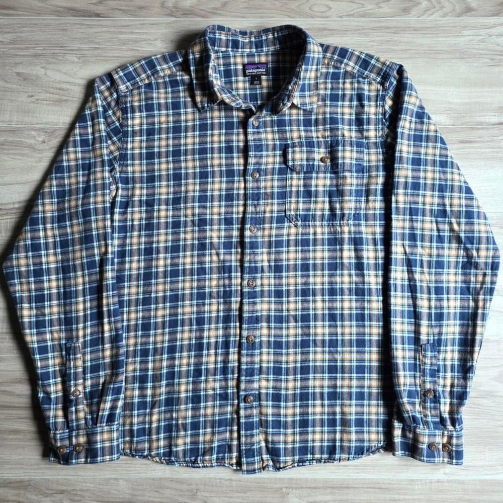 Patagonia Organic Cotton Plaid Flannel